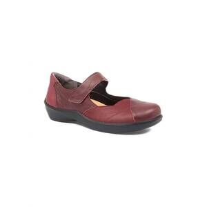 NEW ZIERA women's ariel mary jane in dark red